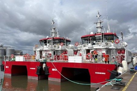 Two new crew transfer vessels delivered to Inch Cape